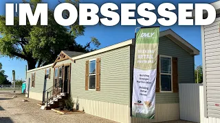 This NEW single wide mobile home is going VIRAL!! Prefab House Tour