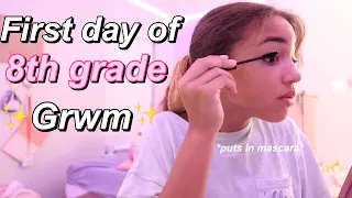 FIRST DAY OF SCHOOL GRWM *8th grade bby*