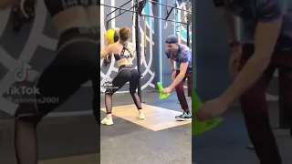 Bugworkout gym prank America bodybuilder video tiktok reaction