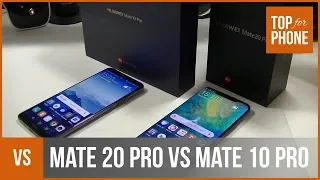 HUAWEI MATE 20 PRO VS MATE 10 PRO - comparatif par TFP