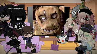 The Aftons react to security breach Tiktok part 3  []Gacha club][FNAF]