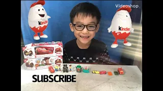 KINDER SURPRISE EGGS - (Unboxing)