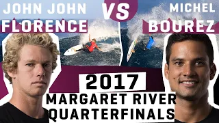 John John Florence VS Michel Bourez 2017 Margaret River Quarterfinals - FULL REPLAY | WSL REWIND