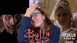 His teeth?!?! Buffy The Vampire Slayer | 2x18 'Killed by Death' | Blind Reaction