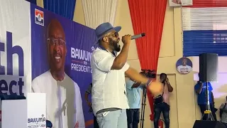 Musician Praye tiatia shakes NPP platform in Ho. #2024elections #bawumia #breakingthe8 #itispossible