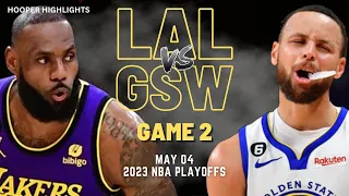 Los Angeles Lakers vs Golden State Warriors Full Game 2 Highlights | May 4 | 2023 NBA Playoffs