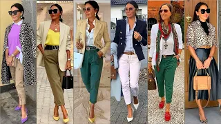 Vintage Clothing For Women Over 50 | Business Outfits Fashion 2024 | Shein Winter Outfits