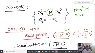 EE-565: Lecture-14 (Nonlinear Control Systems): Bifurcation Analysis of 2D Systems