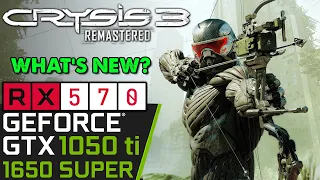 Crysis 3 Remastered | GTX 1050 ti | RX 570 | 1650 SUPER | PC Performance Testing + Xbox First Look