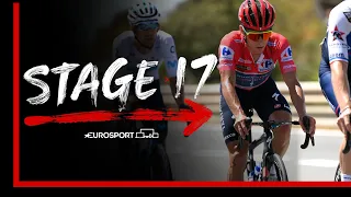 Uran outlasts breakaway rivals as Evenepoel stays in red |2022 Vuelta a España - Stage 17 Highlights