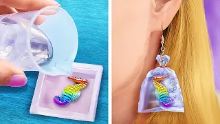 Easy Resin Jewelry 💎 💍✨ Super Cute DIYs To Try At Home With Epoxy