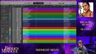 Break My Heart - Dua Lipa - RAW Multitrack and Stems Reaction 108 CHANNELS