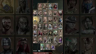 TODOS LOS PERSONAJES DE MORTAL KOMBAT 11 ULTIMATE #shorts