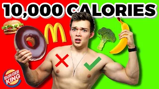 IMPOSSIBLE 10,000 CALORIE CHALLENGE (healthy edition) | this was a bad idea...