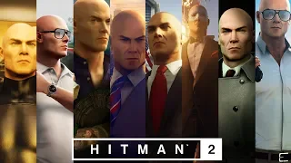 HITMAN 2 - All Missions & Cinematics on MASTER Silent Assassin Suit Only (No HUD)