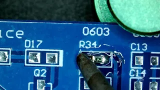 0805 0603 0402 SMD Resistor soldering