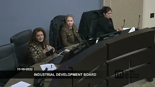 11/16/22 Industrial Development Board