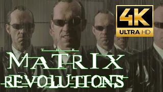 (4K) The Matrix Revolutions (2003) -  Финальная битва Нео с Агентом. Матрица: Революция (RUS).