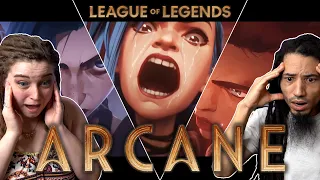 We FINALLY React to Arcane Official Trailers - We Weren't Ready.