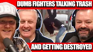 Dumb Fighters Talking Trash And Getting Destroyed REACTION | OFFICE BLOKES REACT!!