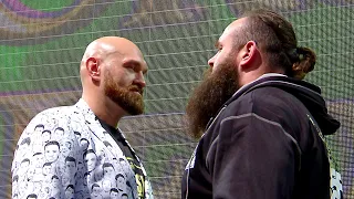 Tyson Fury and Braun Strowman break the scales: Crown Jewel media event, Oct. 30, 2019