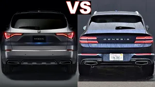 2022 Genesis GV80 vs Acura MDX (2022) Excellent luxury family SUVs! genesis gv80, acura mdx, review.