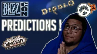 Blizzcon 2019 Predictions Diablo 4 Overwatch 2 Real!