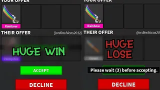 WHAT DO PPL WILL OFFER FOR THE NEW RAINBOW GODLY KNIFE IN MM2