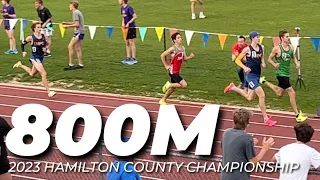 2023 Hamilton County Championship - Boys 800M - Kole Mathison