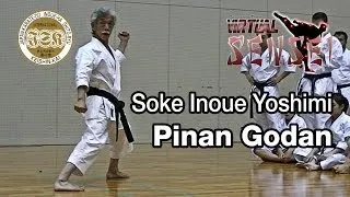 Soke Inoue Yoshimi teaching Pinan Godan - Summer Camp 2013