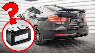 ⚫ Where is the BMW battery? Location in BMW f34