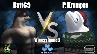 Butt69 Bad Dog vs P  Krumpus Muscle Beluga   Fight of Animals Tournament AnimEVO 2020