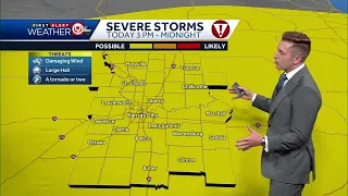 Slight risk for severe weather Friday afternoon in Kansas City metro area