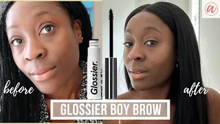 AM I THE LAST PERSON TO TRY GLOSSIER BOY BROW?! | BEST BROW GEL FOR BEGINNERS | byalicexo