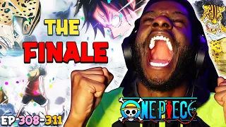 THE FINALE OF ENNIES: LUFFY VS LUCCI!! I'M LIT AS A BI**H RIGHT NOW! | One Piece EP 308-311 REACTION