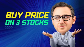 Buy Price for These 3 Stocks |  52 WEEK LOW Stocks to BUY?