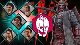 ПЕРВАЯ ИГРА за НОВОГО МАНА "ОНИ" против 5 ВЫЖИВШИХ в Dead by Daylight