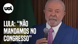 Lula diz que muitos ministros 'são resultado de acordos' e que governo não manda no Congresso