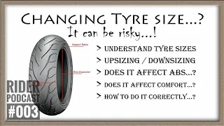 Want to change tyre size? This video will help you understand how it affects your safety...!