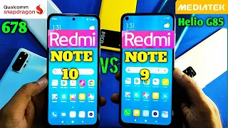 Redmi Note 10 Vs Redmi Note 9 Speed Test & Camera Comparison | Snapdragon 678 vs Helio G85 |