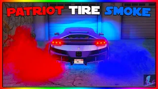 *EASY* GET RARE PATRIOT TIRE SMOKE ON VEHICLES IN GTA ONLINE