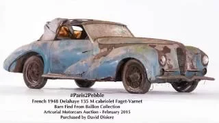 Baillon Barn Find Restored by David Disiere for Pebble Beach Concours d'Elegance