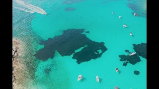 Diaporos island. Vourvourou. Sithonia. Halkidiki. Greece. 4K VIDEO Drone cinematic 2022