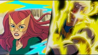 Cable Kills Jean Grey - Phoenix VS Mr Sinister Full Fight | X-Men 97 Episode 9