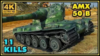 AMX 50 B - 11 Kills - 9,2K Damage - 2 VS 7 - World of Tanks Gameplay