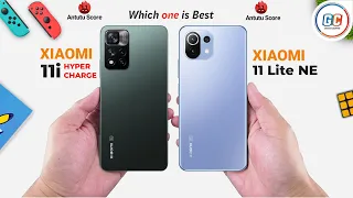 Xiaomi 11i HyperCharge vs Xiaomi 11 Lite NE 5G || Full Comparison ⚡ Which one is Best.