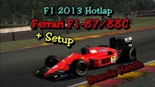 F1 2013 TT | Ferrari F1-87/88C | Hotlap + Setup | Brands Hatch | HD | Codemasters