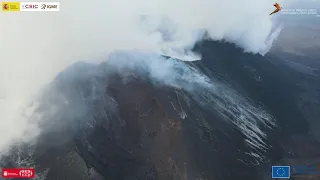 11/12/2021 Desgasificación ladera noreste. Erupción La Palma IGME