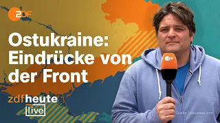 Zehn Tage russische Offensive: ZDF-Reporter und Militärexperte berichten | ZDFheute live