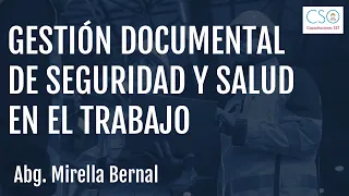 Gestion Documental de Seguridad y Salud en el Trabajo